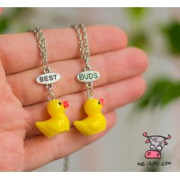 Кулон для двоих друзей "Best Buds.  Уточки" Цена за набор